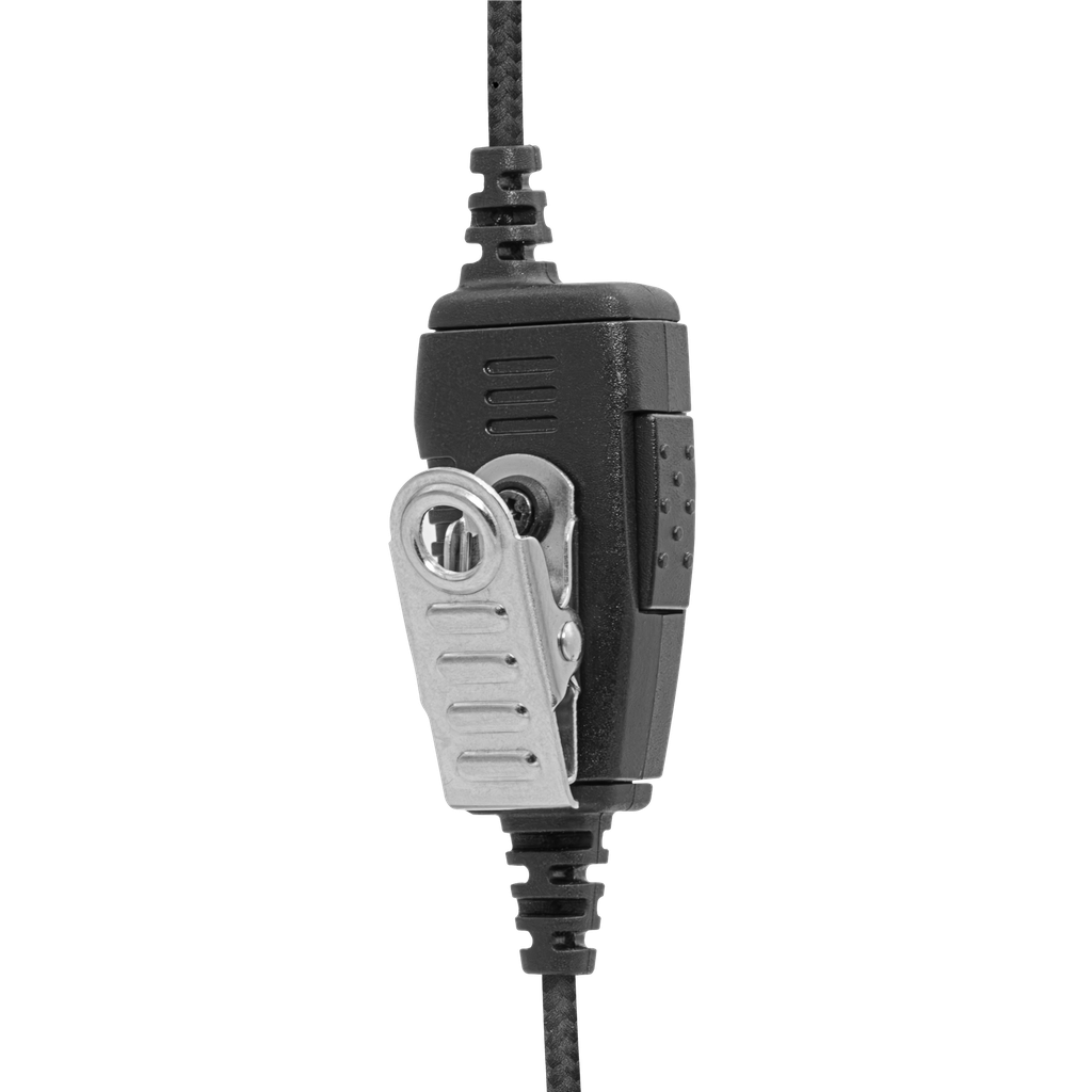 The 1-Wire Ear Hook Earpiece - Braided Fiber Cloth 1 Wire