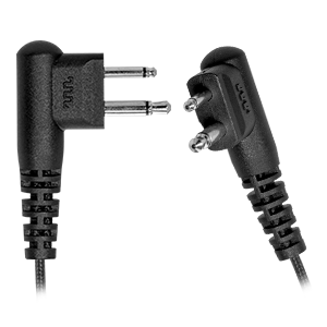 1 Wire Swivel Earpiece with Braided Fiber Cloth - The Headset Guy